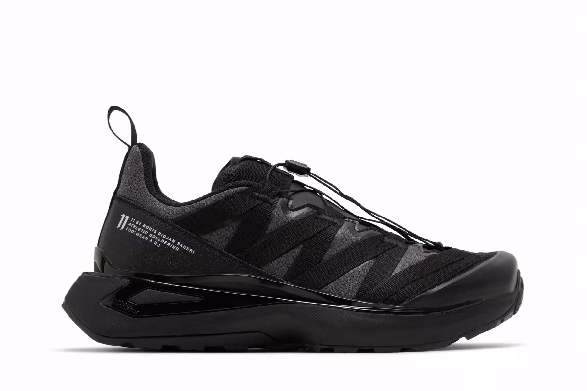 11 By Boris Bidjan Saberi x Salomon 11S Footwear A.B.1 Black, view 2