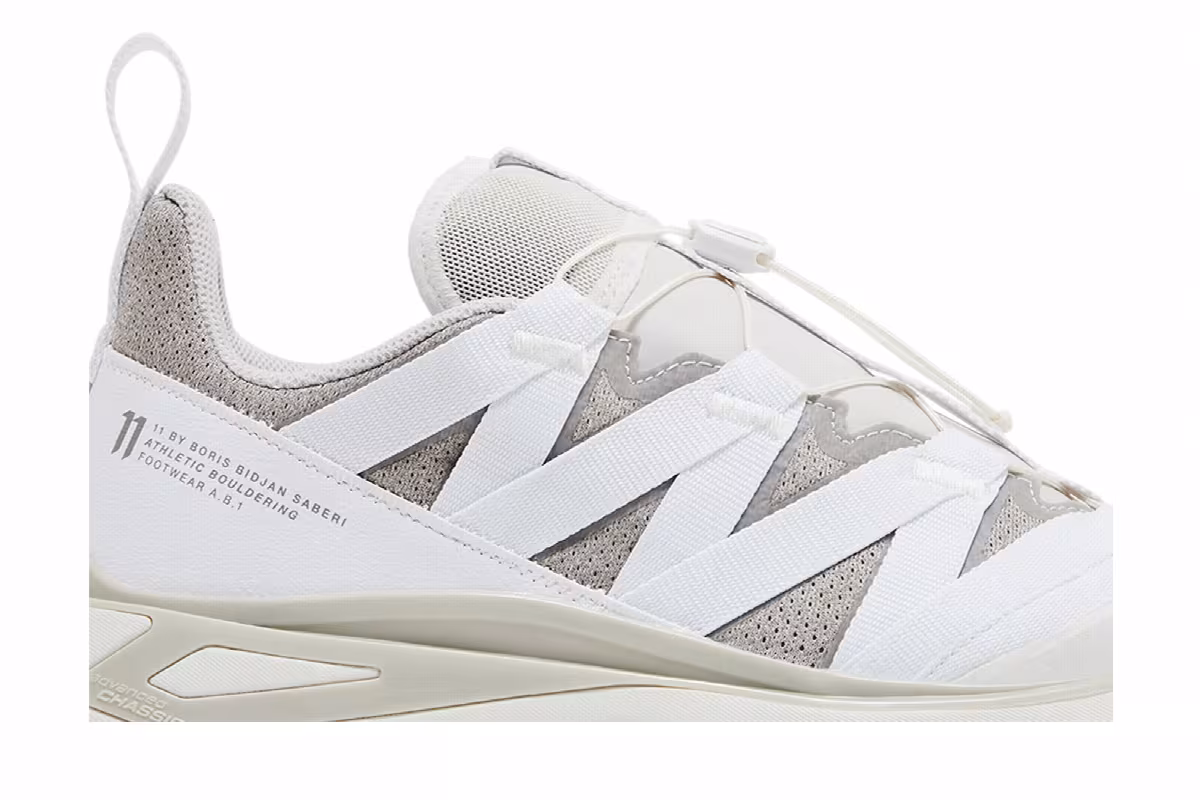 11 By Boris Bidjan Saberi x Salomon 11S Footwear A.B.1 White, view 3