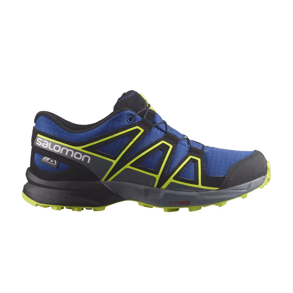 Salomon Speedcross CSWP Junior Nautical Blue Acid Lime