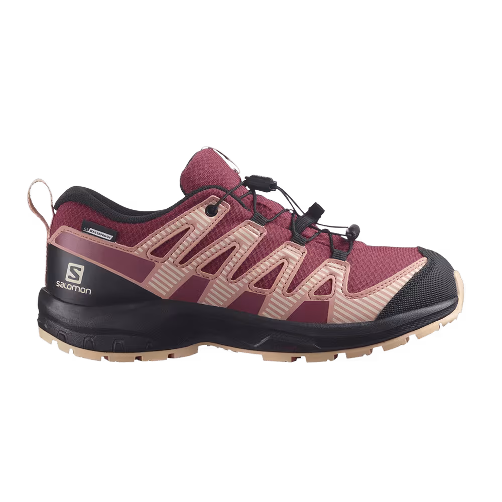 Salomon XA Pro V8 CSWP Junior Earth Red Almond Cream