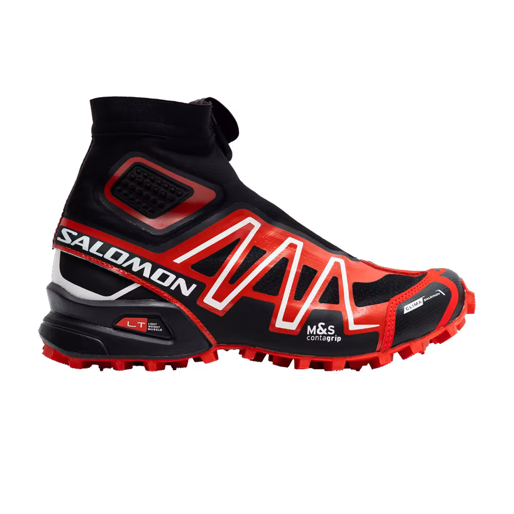 Salomon Snowcross Black Fiery Red