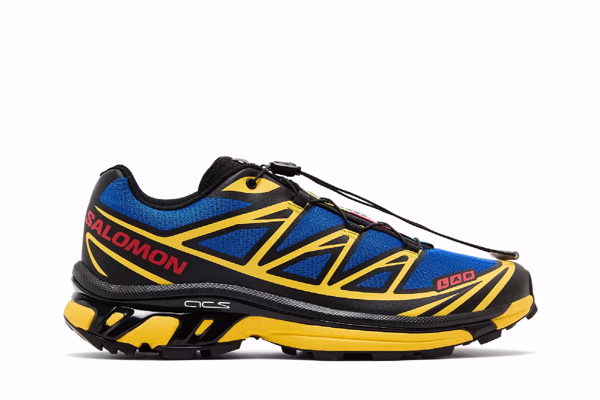 JJJJound x Salomon XT-6 Nautical Blue Lemon, view 2