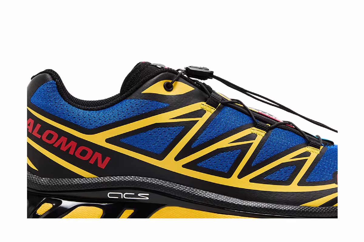 JJJJound x Salomon XT-6 Nautical Blue Lemon, view 3