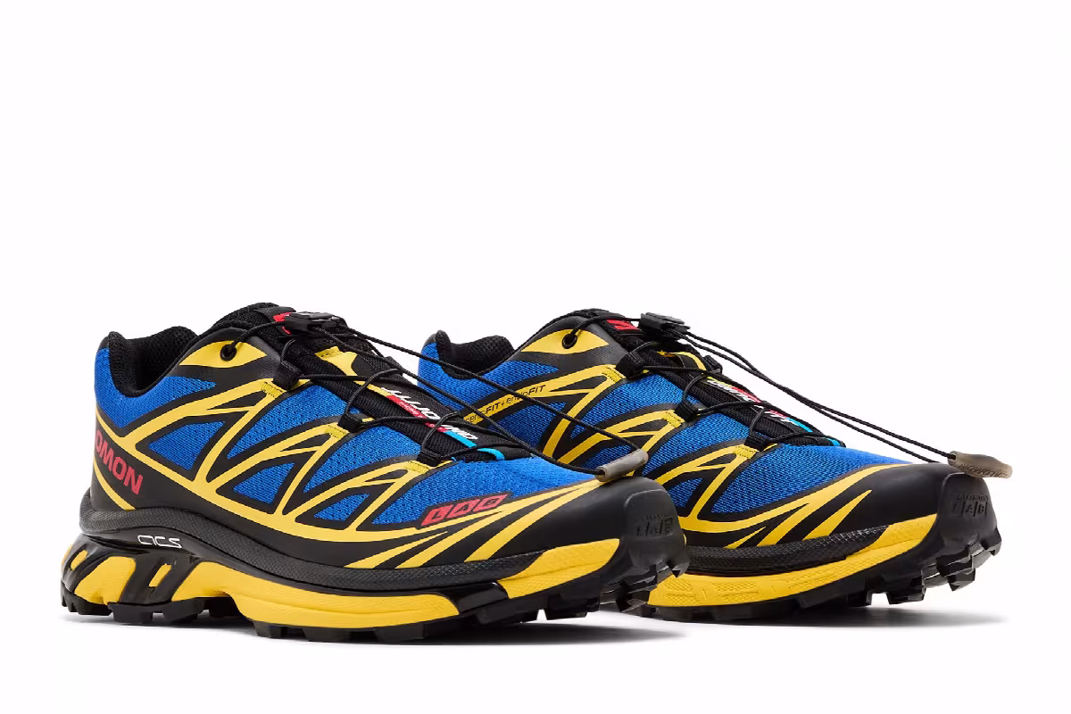 JJJJound x Salomon XT-6 Nautical Blue Lemon, view 9