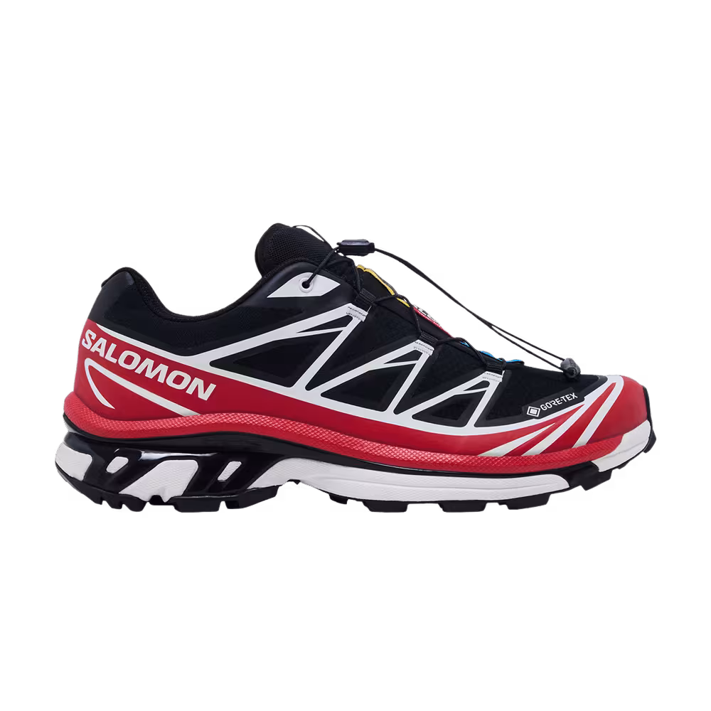Salomon XT-6 GORE-TEX Black Flame Scarlet