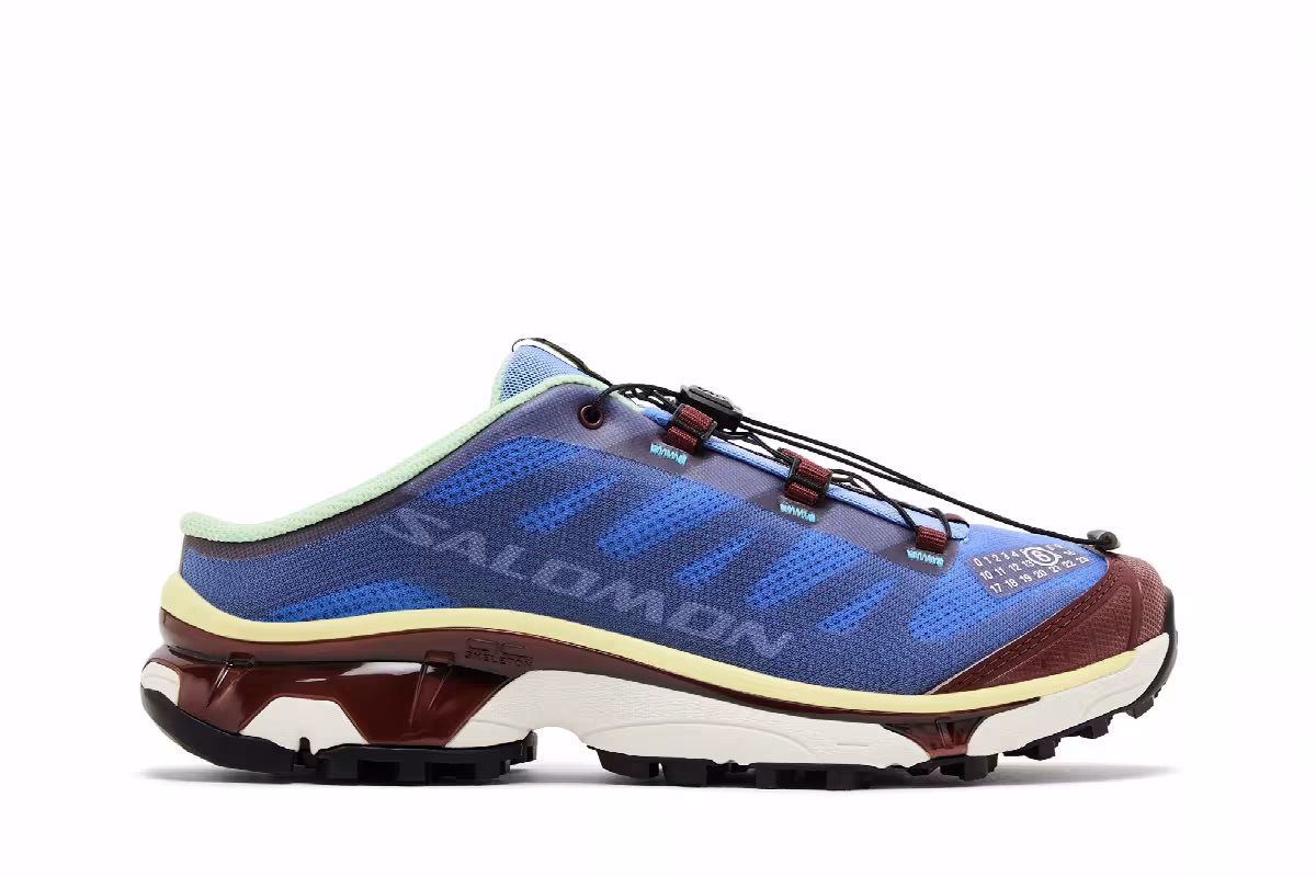 MM6 Maison Margiela x Salomon XT-4 Mule Ultramarine Rum Raisin, view 2