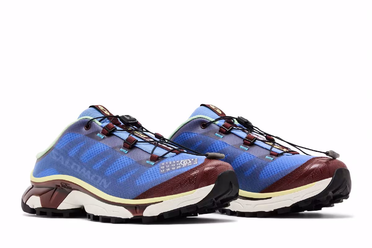 MM6 Maison Margiela x Salomon XT-4 Mule Ultramarine Rum Raisin, view 9
