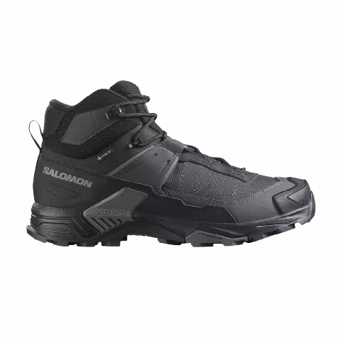 Salomon X Ultra 5 Mid GORE-TEX Wide 'Black Asphalt'