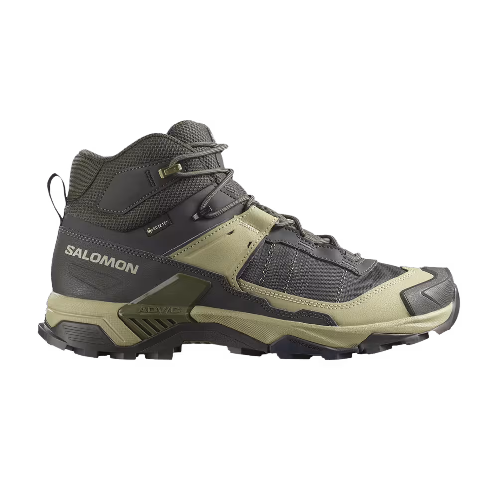 Salomon X Ultra 5 Mid GORE-TEX Peat Grey Green