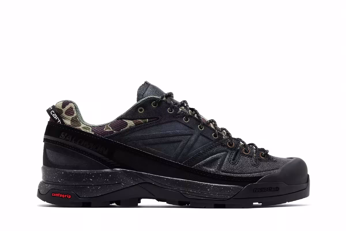Carhartt WIP x Salomon X-ALP Black Camo, view 2