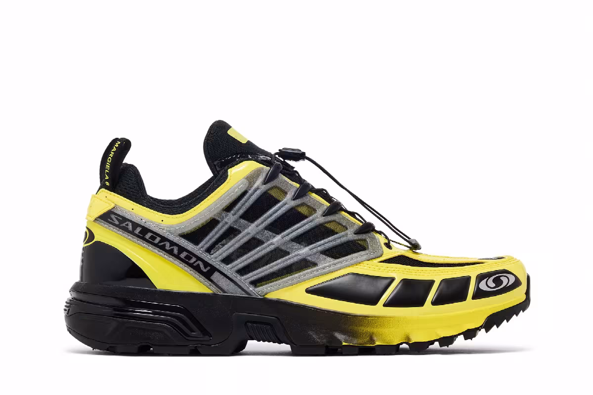 MM6 Maison Margiela x Salomon ACS Pro Advanced Black Blazing Yellow, view 2