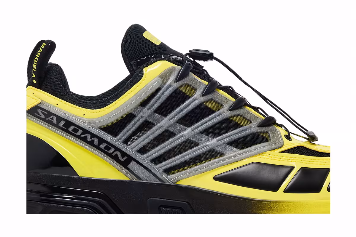 MM6 Maison Margiela x Salomon ACS Pro Advanced Black Blazing Yellow, view 3