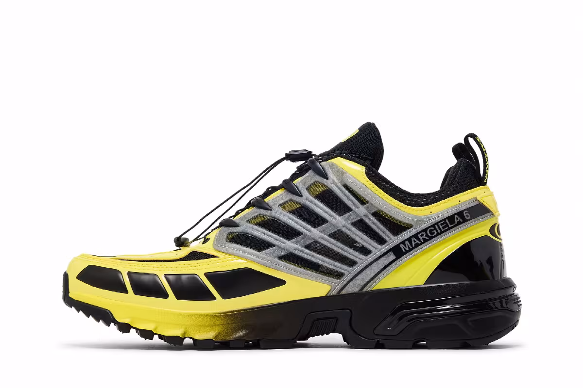 MM6 Maison Margiela x Salomon ACS Pro Advanced Black Blazing Yellow, view 4