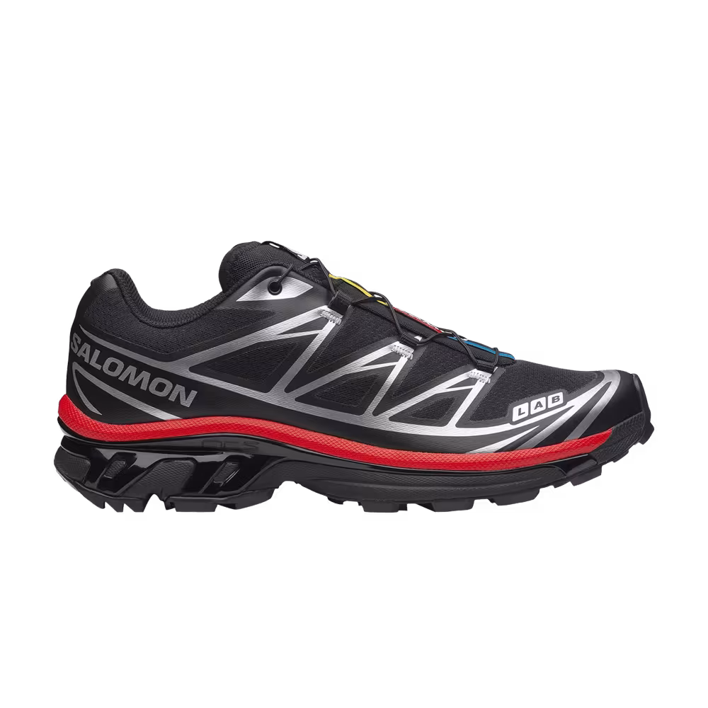 Salomon XT-6 Black Fiery Red Silver