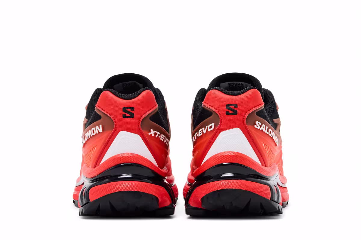 Salomon Xt-EVO Black Fiery Red, view 7