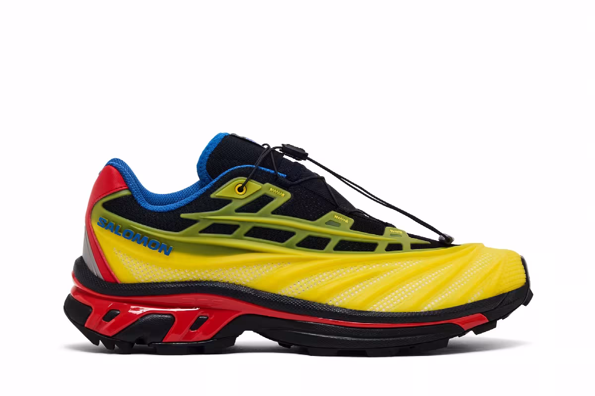 Kith x Salomon XT-EVO Black Lemon Lava Falls, view 2