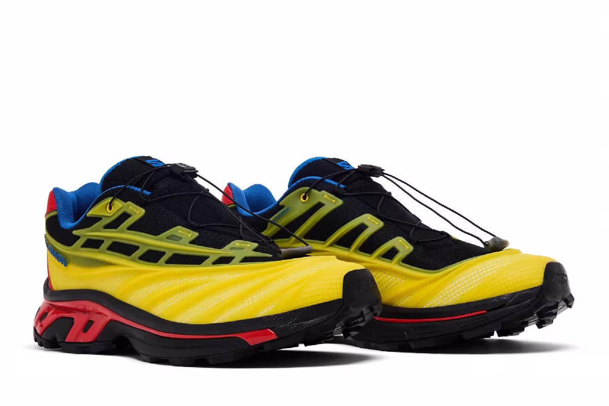 Kith x Salomon XT-EVO Black Lemon Lava Falls, view 9