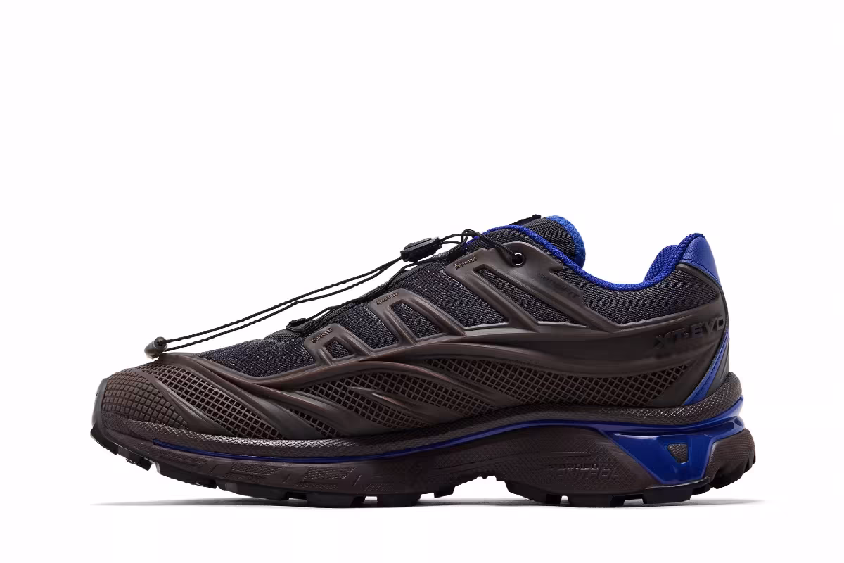 Kith x Salomon XT-EVO Black Coffee Excalibur Bluing, view 4