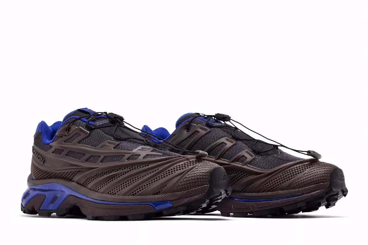 Kith x Salomon XT-EVO Black Coffee Excalibur Bluing, view 9
