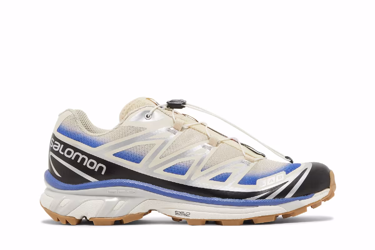 Salomon XT-6 Skyline Bleached Sand Dazzling Blue, view 2