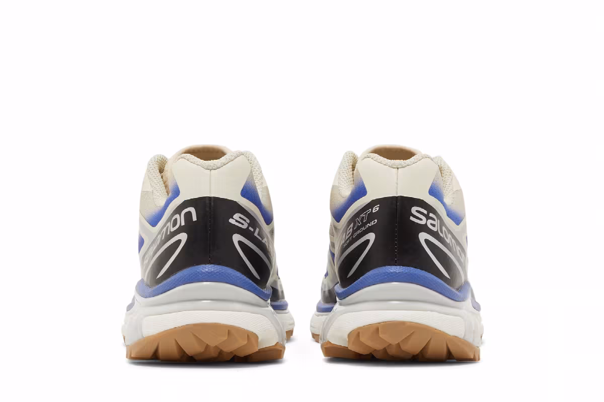 Salomon XT-6 Skyline Bleached Sand Dazzling Blue, view 7