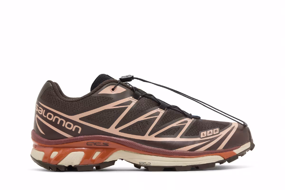 Salomon XT-6 Chocolate Fondant Peach, view 2