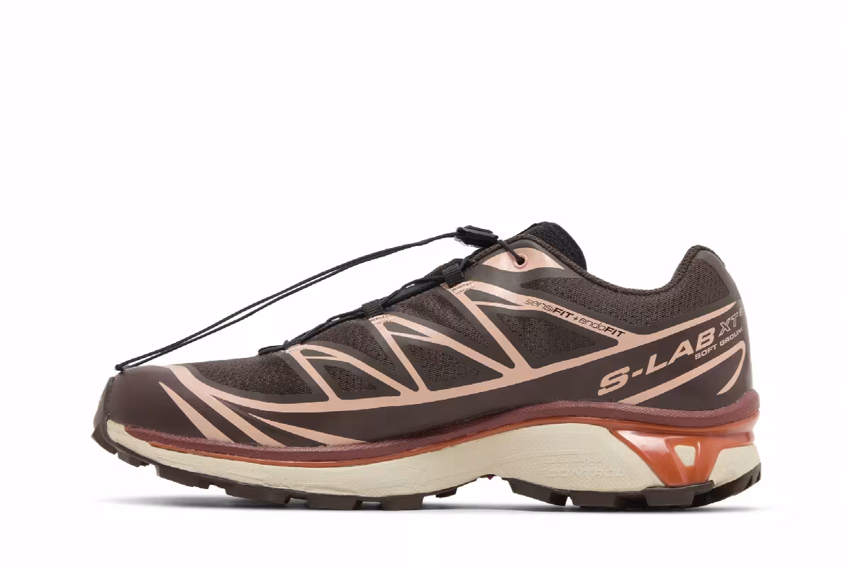 Salomon XT-6 Chocolate Fondant Peach, view 4