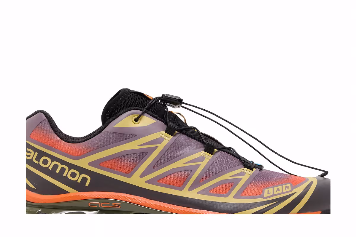 Salomon XT-6 Skyline Moonscape Vibrant Orange, view 3