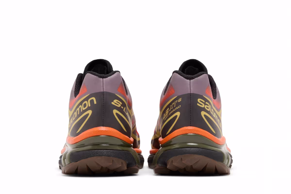 Salomon XT-6 Skyline Moonscape Vibrant Orange, view 7