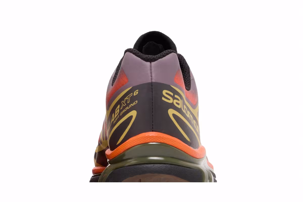 Salomon XT-6 Skyline Moonscape Vibrant Orange, view 8