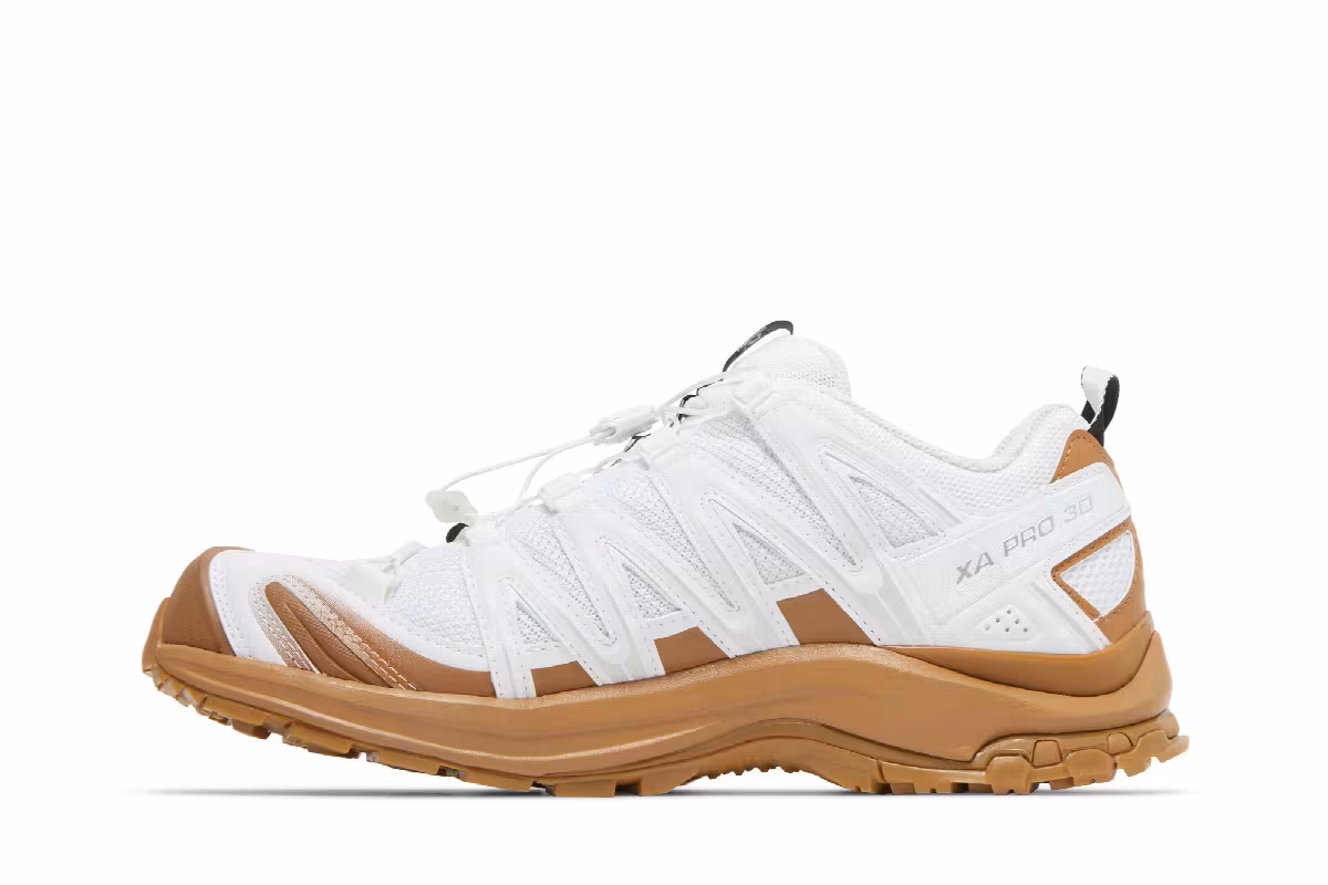 Avnier x Salomon XA Pro 3D White Tobacco Brown, view 4
