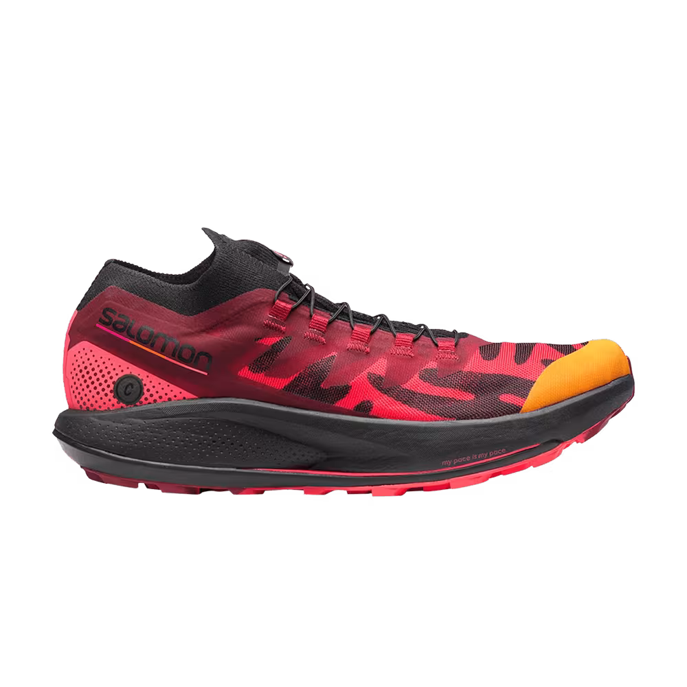 Ciele Athletics x Salomon Pulsar Trail Pro Black Fiery Coral
