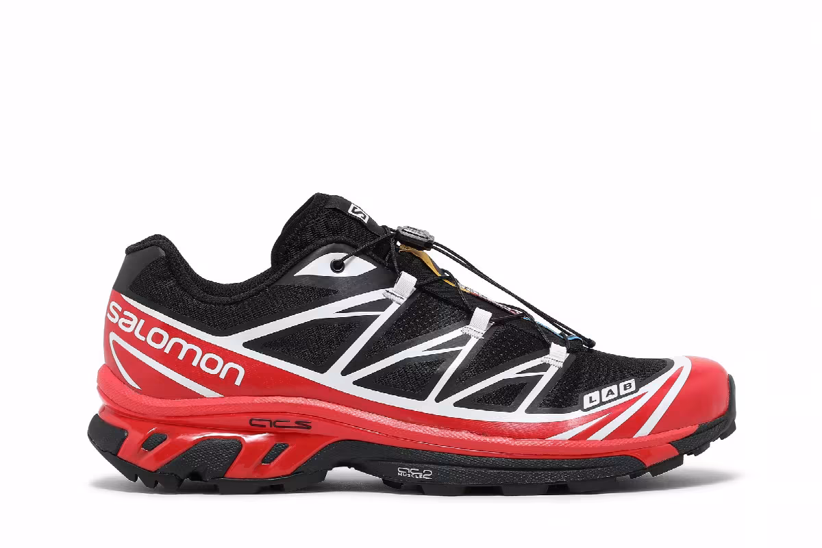 Salomon XT-6 Advanced Black Racing Red, view 2