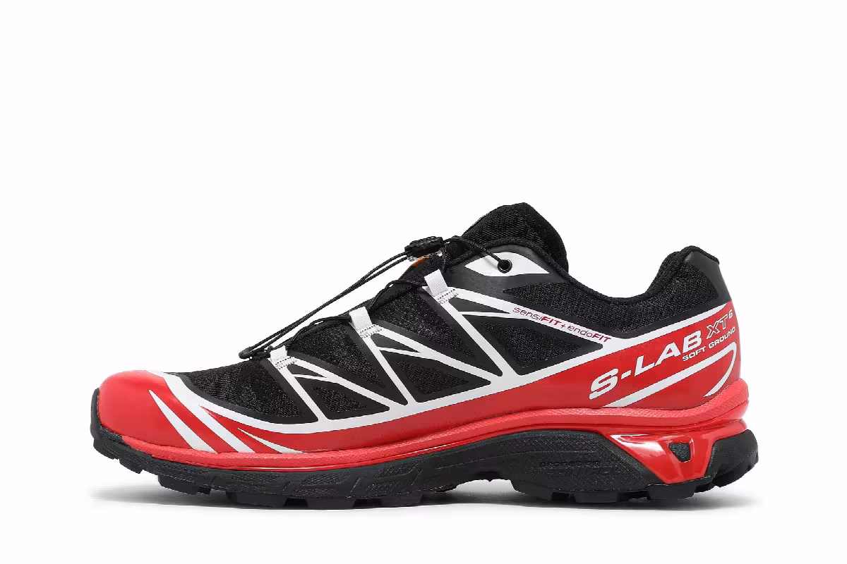 Salomon XT-6 Advanced Black Racing Red, view 4