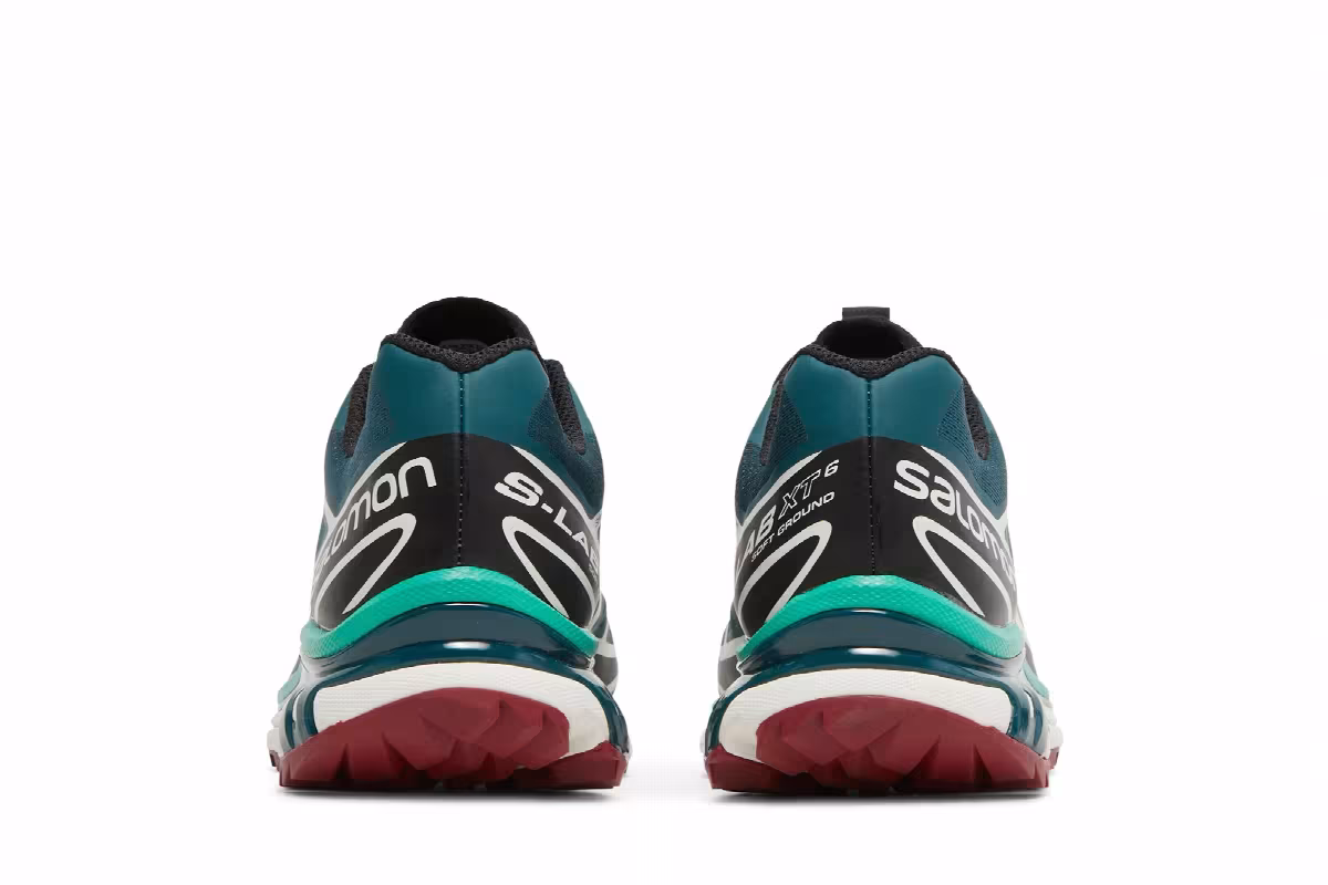 Salomon XT-6 Deep Teal Biking Red, view 7
