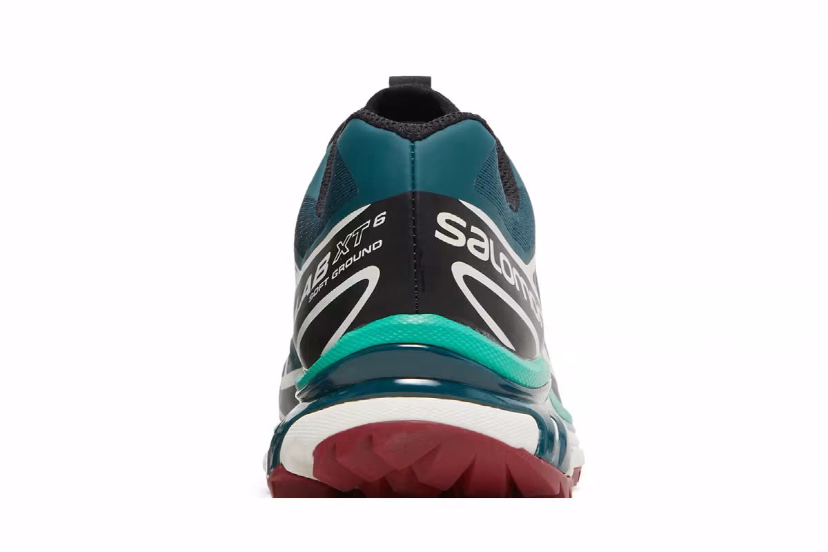 Salomon XT-6 Deep Teal Biking Red, view 8