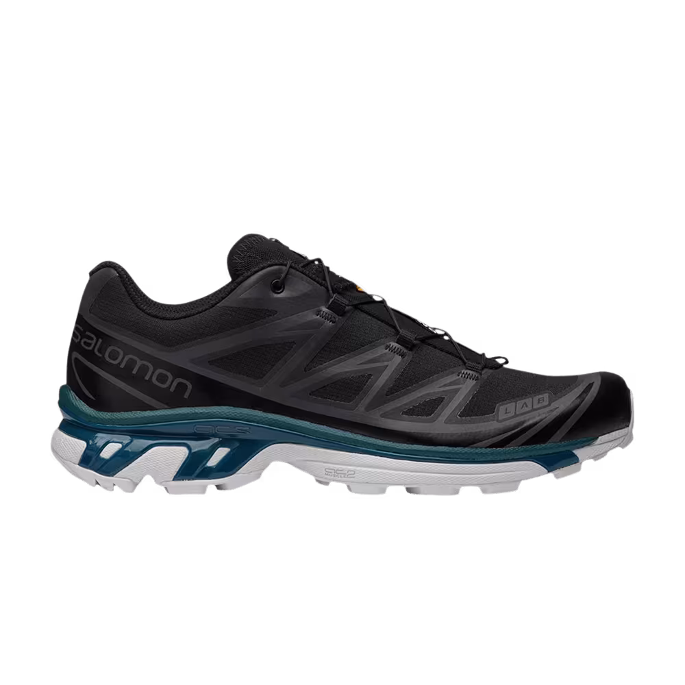 and wander x Salomon XT-6 Black Deep Teal