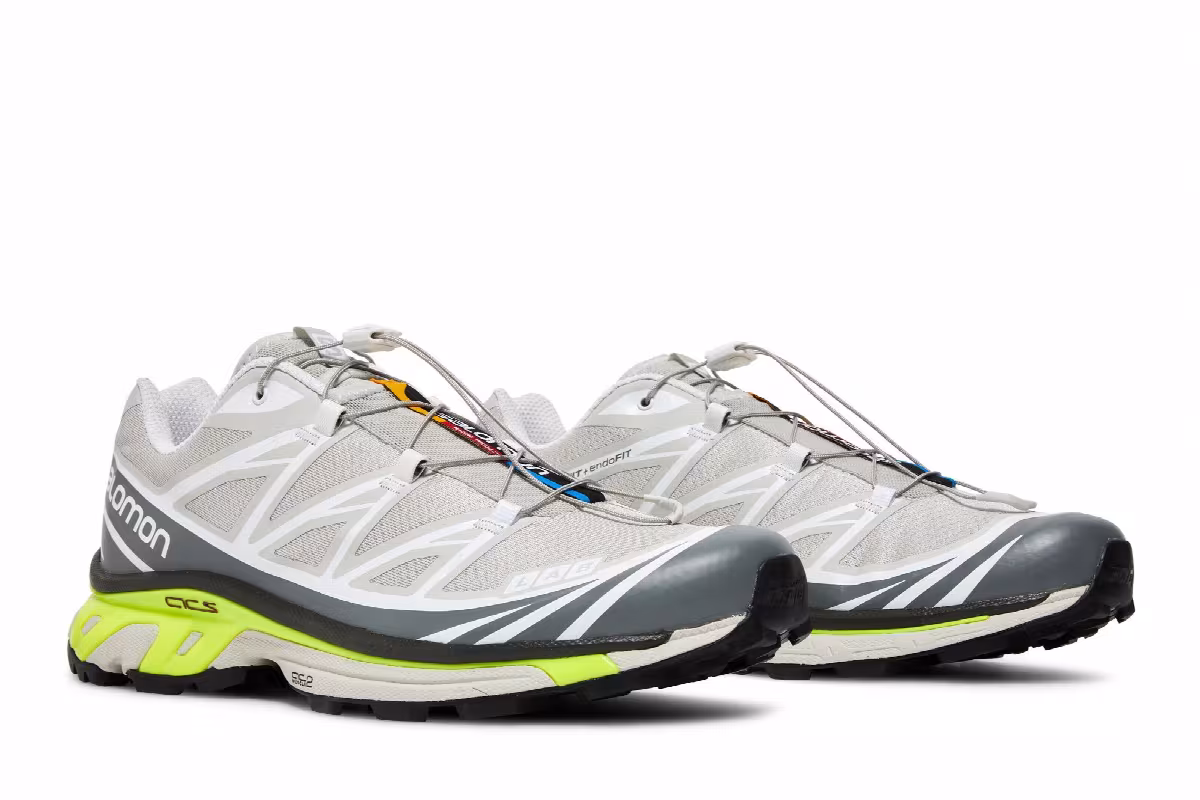 Salomon XT-6 Advanced Lunar Rock Safety Yellow, view 9