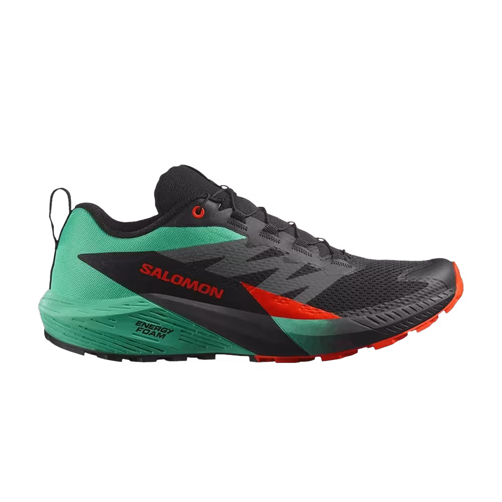Salomon Sense Ride 5 Black Bay Cherry Tomato