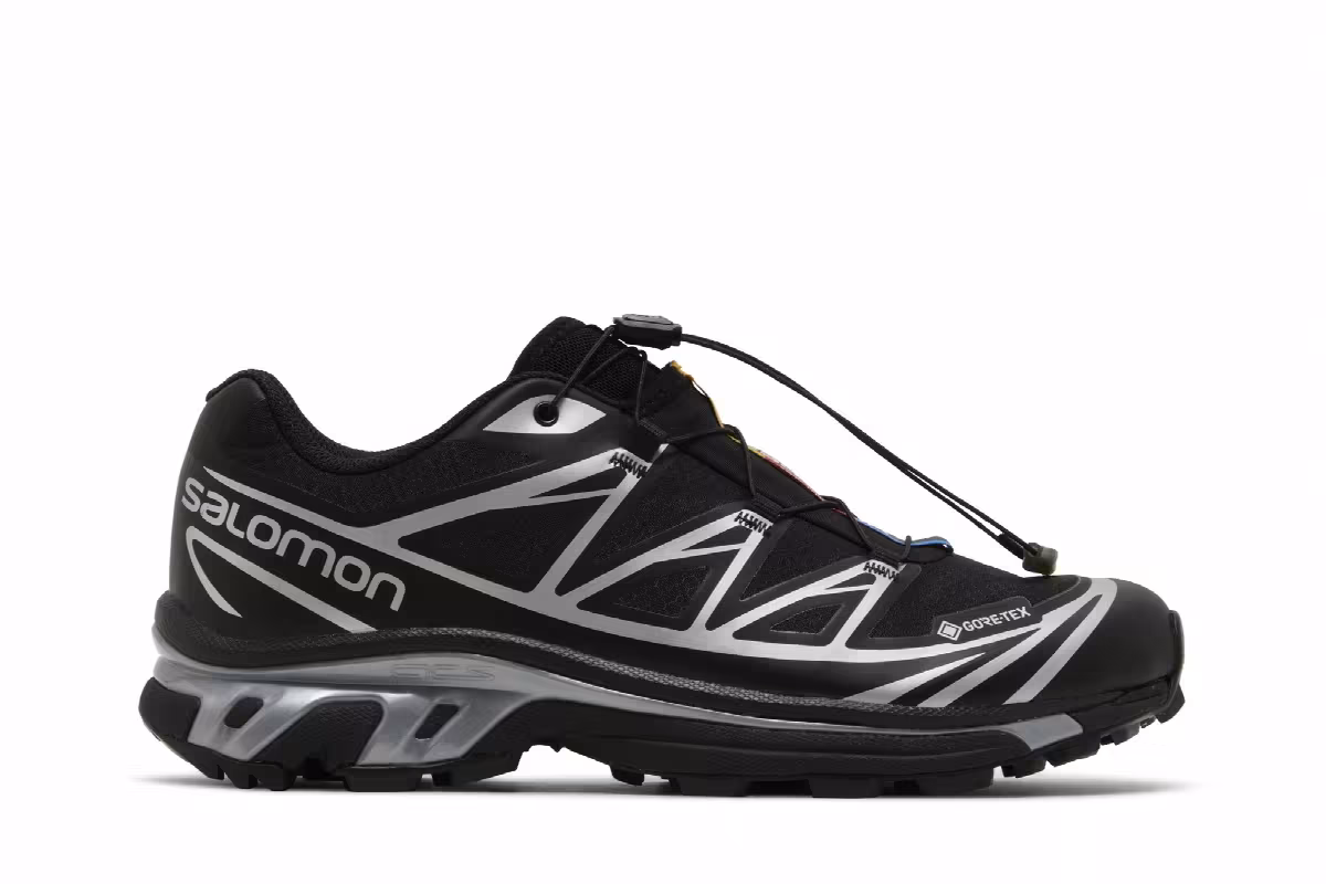 Salomon XT-6 GORE-TEX Black Silver, view 2