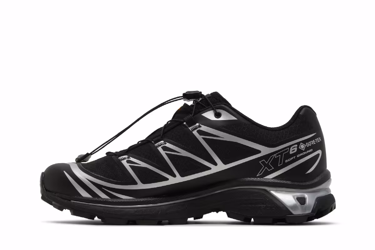 Salomon XT-6 GORE-TEX Black Silver, view 4