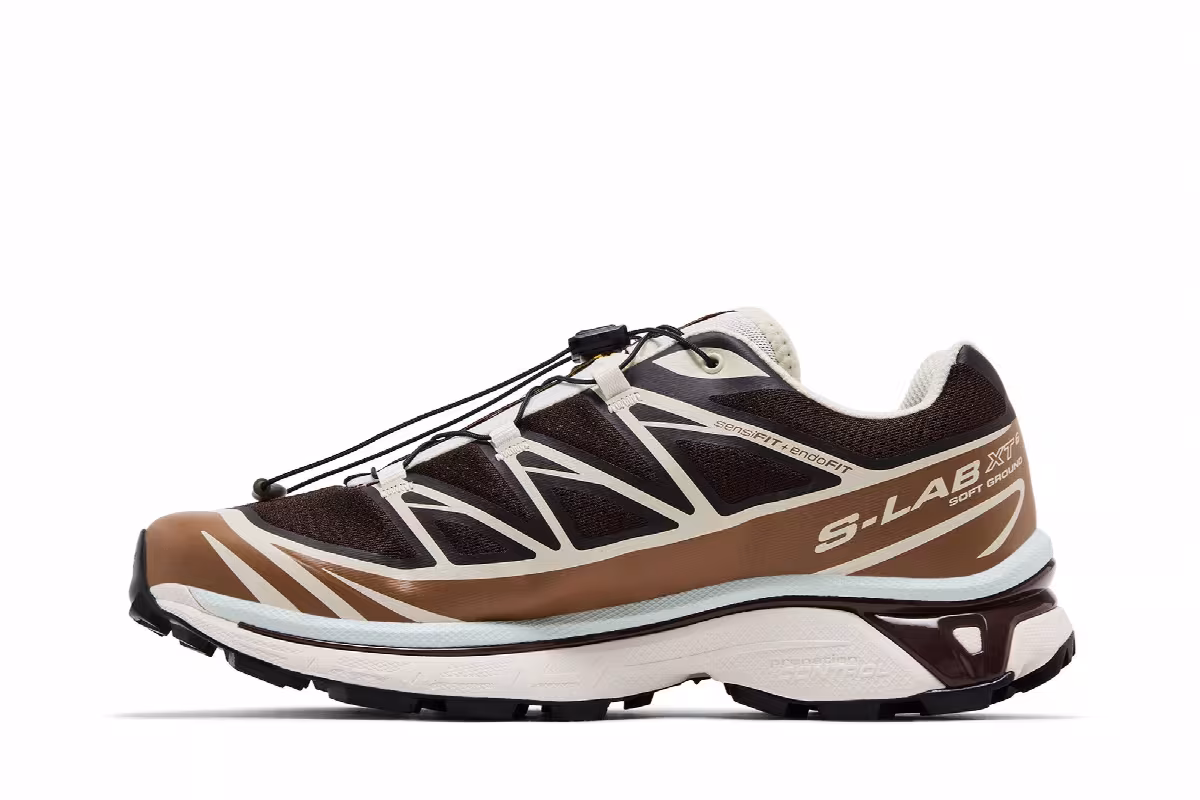 Salomon XT-6 Black Coffee Burro Bitter Chocolate, view 4
