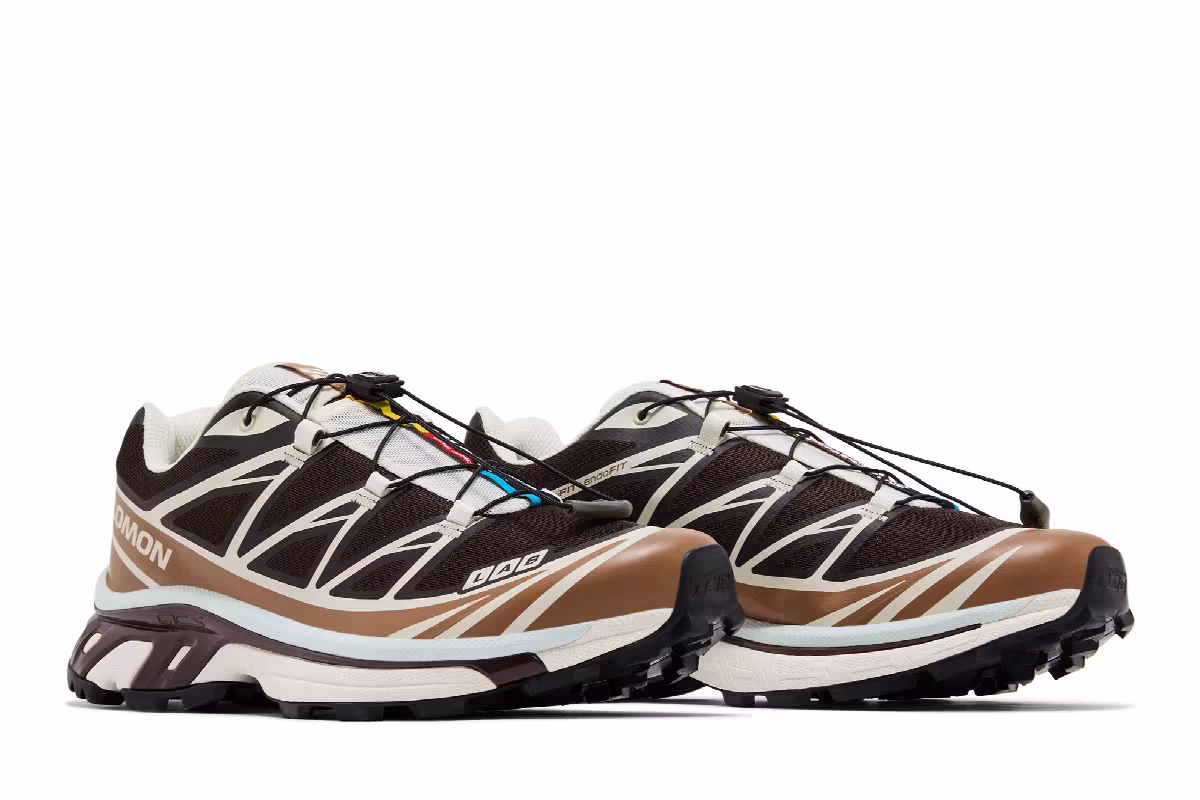 Salomon XT-6 Black Coffee Burro Bitter Chocolate, view 9