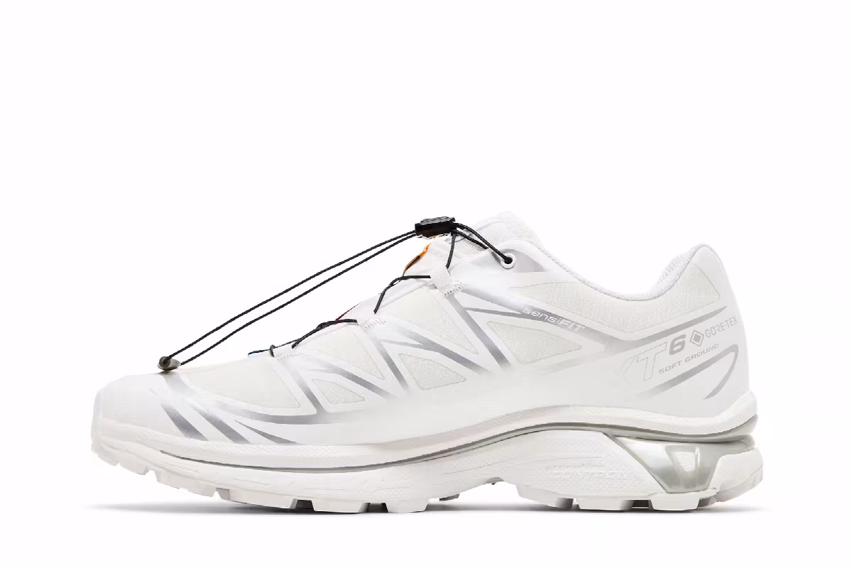 Salomon XT-6 GORE-TEX White Silver, view 4