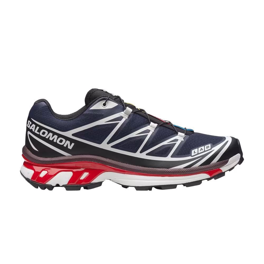 Salomon XT-6 Maritime Blue Black Fiery Red