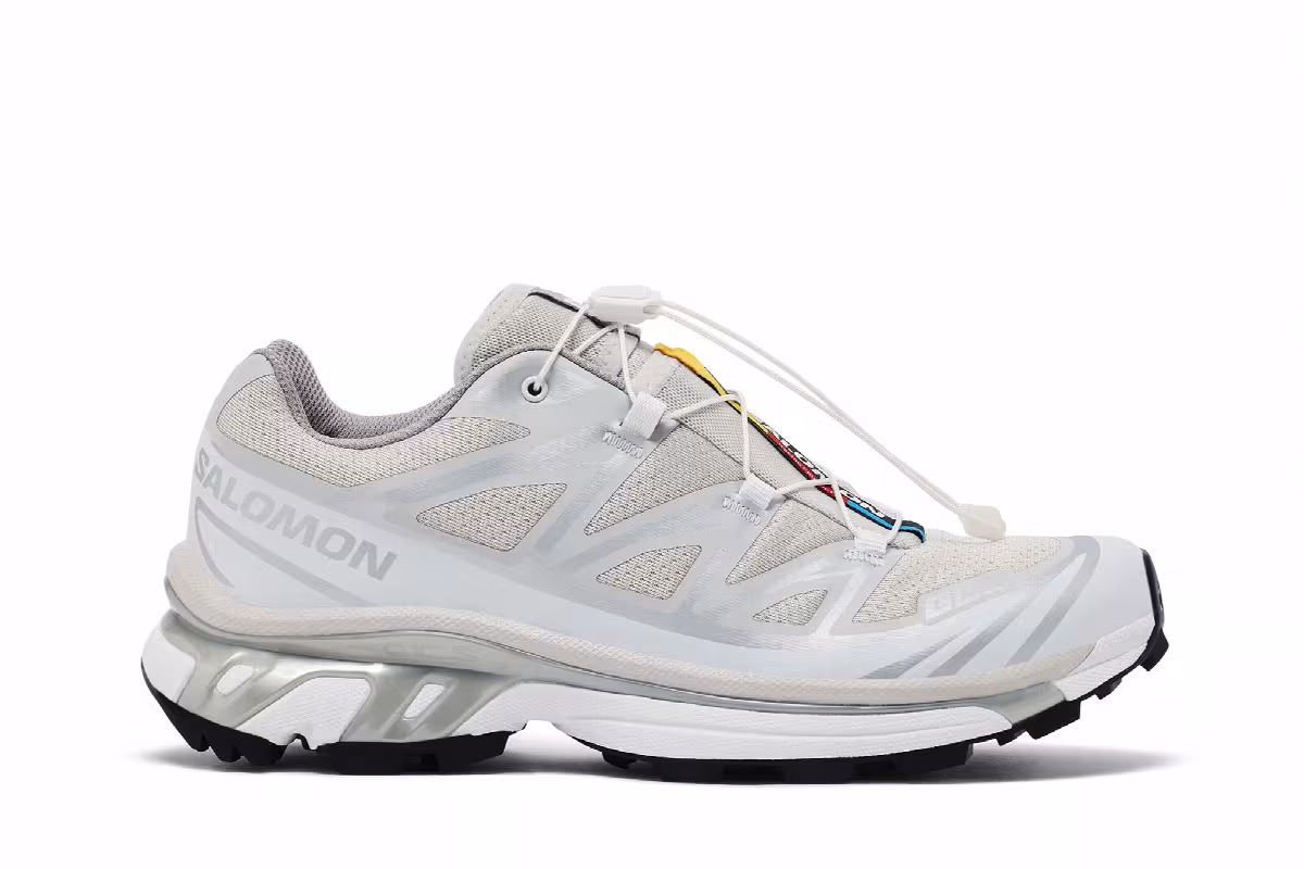 Salomon XT-6 Lunar Rock Silver White, view 2