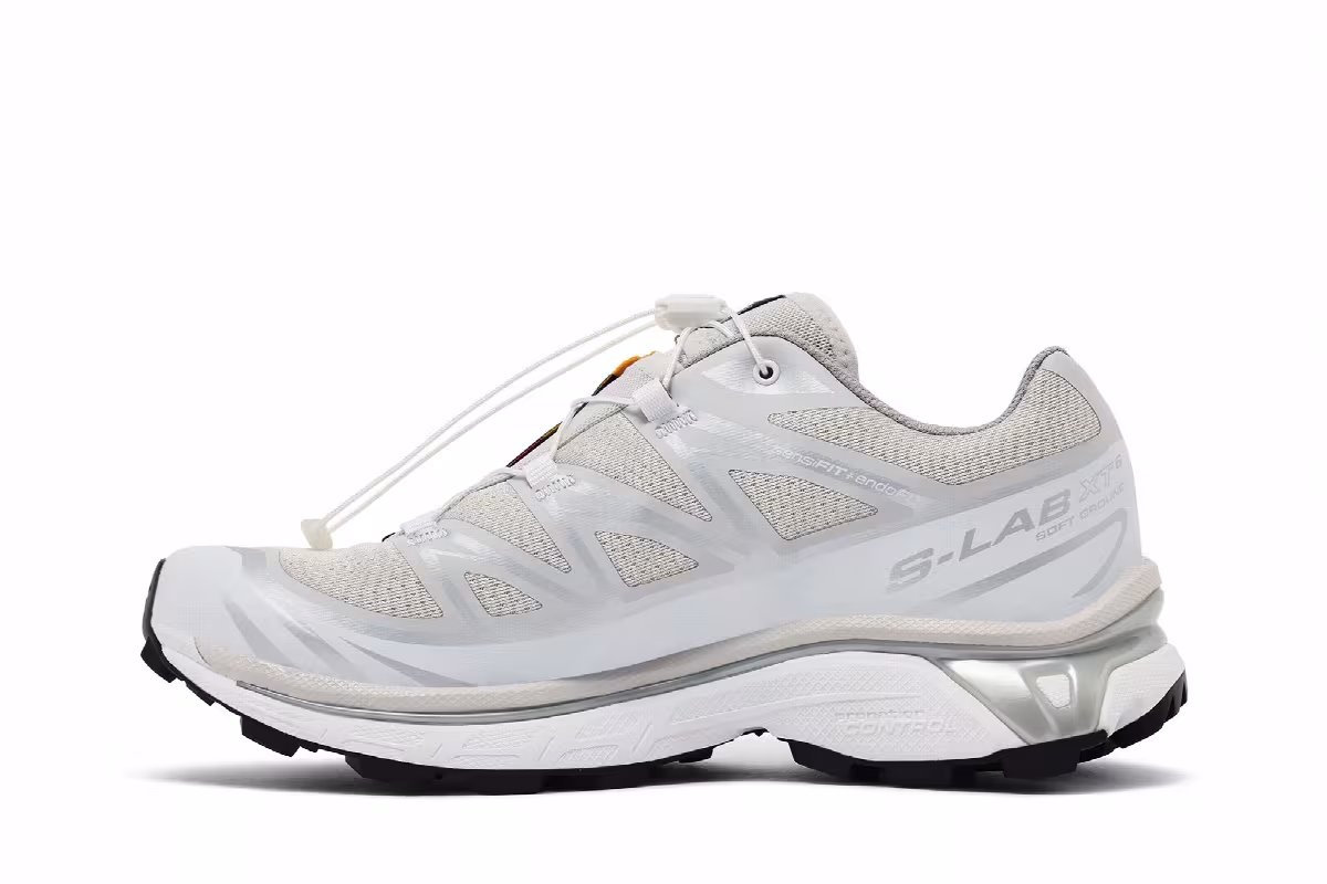 Salomon XT-6 Lunar Rock Silver White, view 4