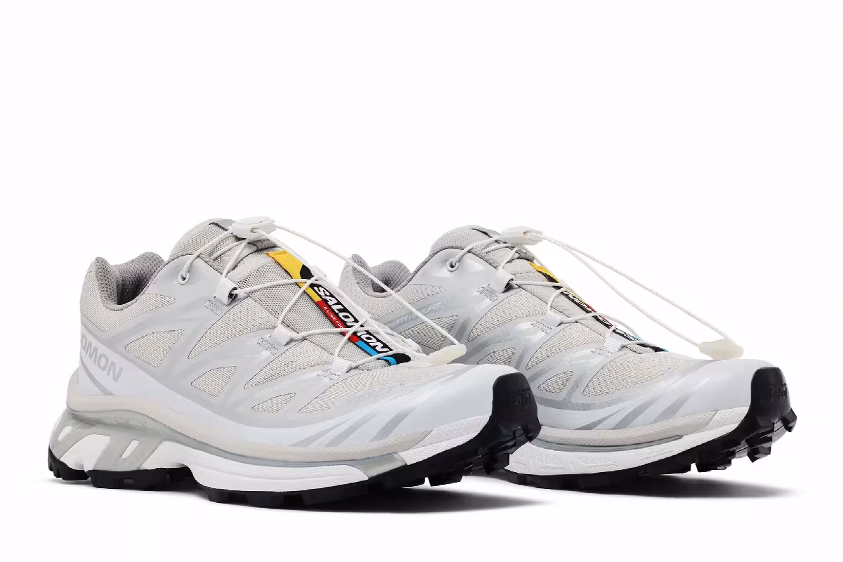 Salomon XT-6 Lunar Rock Silver White, view 9