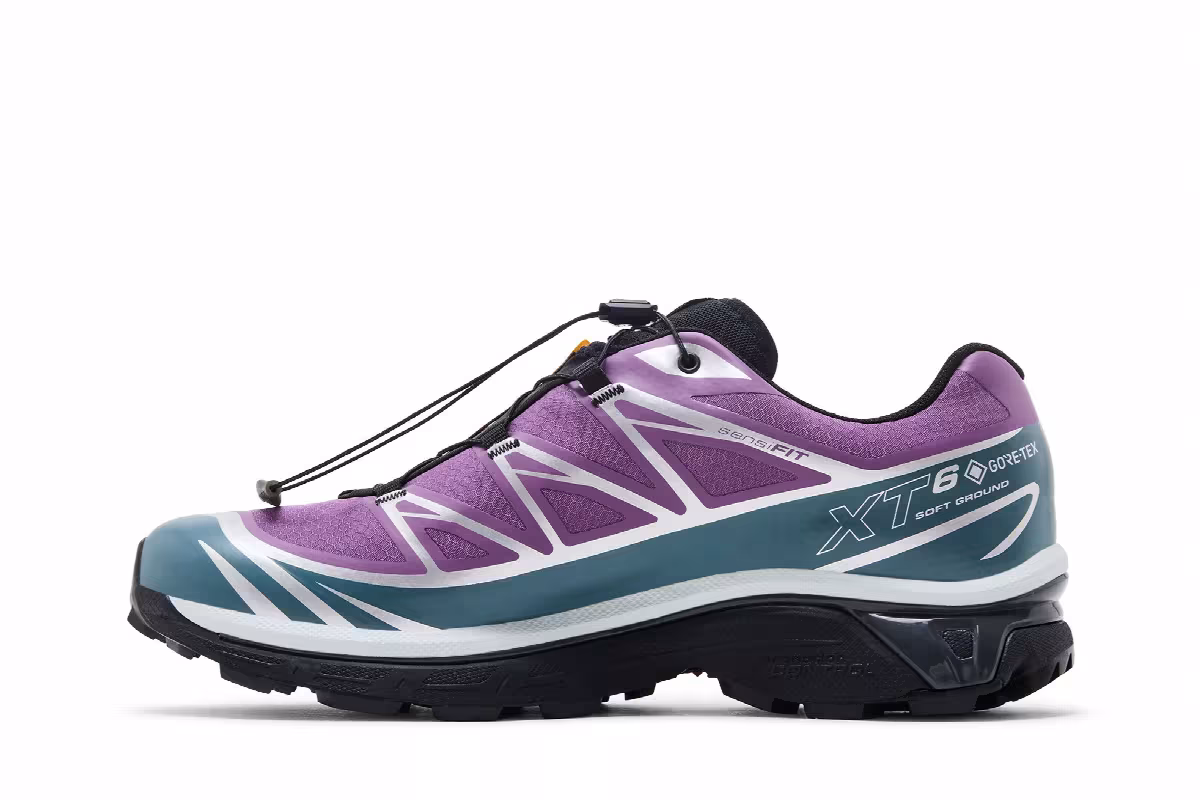 Salomon XT-6 GORE-TEX Concord Grape Stormy Weather, view 4