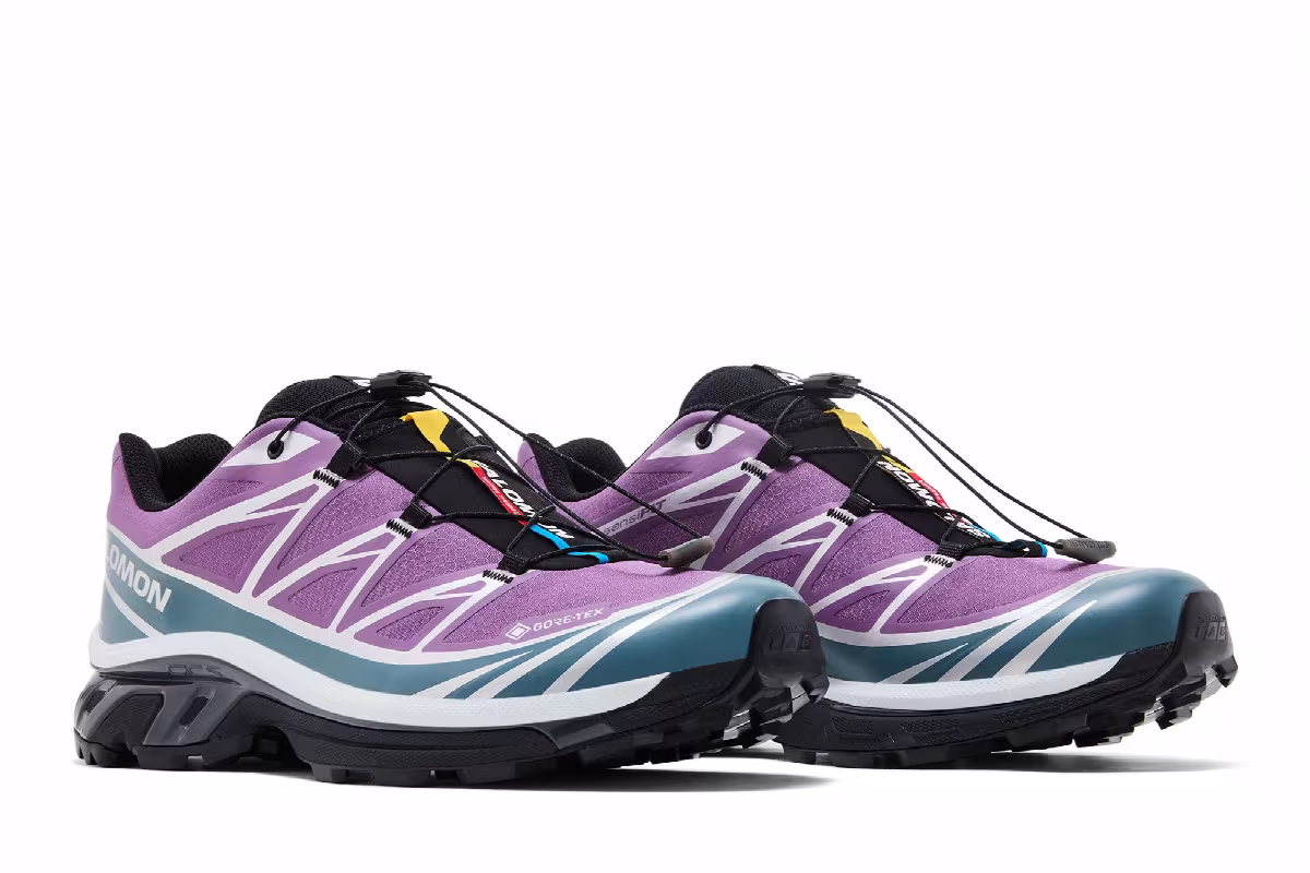 Salomon XT-6 GORE-TEX Concord Grape Stormy Weather, view 9